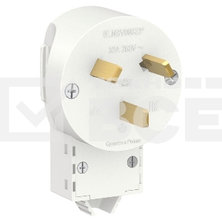 Вилка силовая СП BLANCA 2P+N 32А 250В бел. SchE BLNSV003231