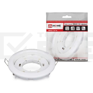 Светильник светодиодный GX53R-standard GX53 230В встраив. точечный метал. бел. IN HOME 4690612008400