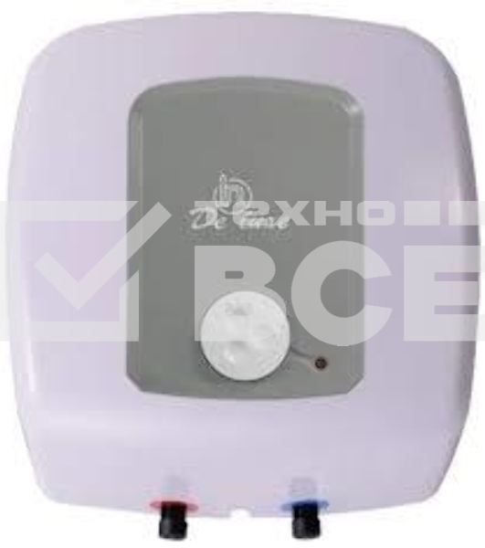 Водонагреватель De Luxe DSZF15-LJ/10CE (над мойкой) Объём 10л,мощность 1.5квт,ВxШxГсм 40x41x32.5