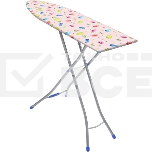 Доска гладильная НИКА Bell, размер: 165/29, материал: ДСП, 4-х-опорная ножка, два положения высоты