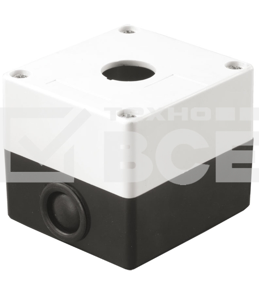 Корпус КП101 для кнопок 1место белый Iek BKP10-1-K01