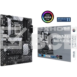 Материнская плата ASUS PRIME B660-PLUS D4, Socket LGA 1700, Intel B660, 4xDDR4, 4xSATA, 3xM.2, 1xPCI-E 4.0 x16, 1xPCI-E 3.0 x4, 1xHDMI, 1xDP, 1xVGA, 1x 1Gb LAN, 1xUSB-C 3.2 Gen 2x2, 2xUSB-A 3.2 Gen 2, 1xUSB-A 3.2 Gen 1, 2xUSB-A 2.0, 7.1, ATX