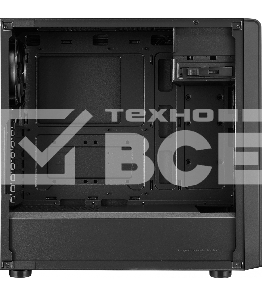 Компьютерный корпус без блока питания Cooler Master Elite 500, 2xUSB3.2, 1x120Fan, w/o PSU, Black, w/o ODD, Window TG left panel, ATX
