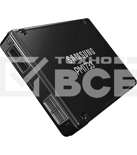 Накопитель SSD Samsung 3.84TB PM1733 2.5 PCIe Gen4 x4/dual port x2 R/W 7000/3800 MB/s R/W 1500K/135K IOPs DWPD1 5Y