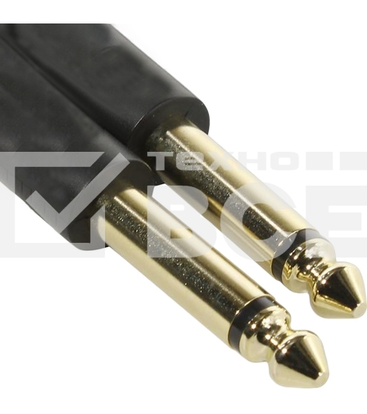 Кабель Vention аудио Jack 6,35 mm M/6.35 M - 1 м