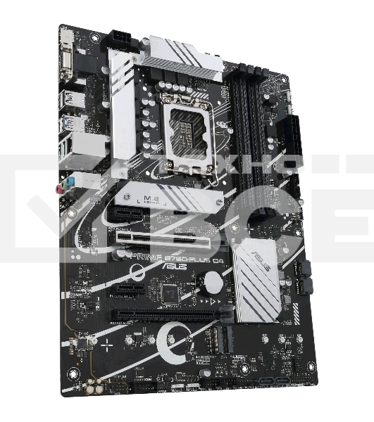 Материнская плата ASUS PRIME B760-PLUS D4, LGA 1700, Intel B760, 4xDDR4, 4xSATA, 3xM.2, 1xPCIe 4.0 x4, 1xPCIe 5.0 x16, 1xHDMI, 1xDP, 1xVGA, 1x 2.5Gb LAN, 1xUSB 3.2 Gen 2, 2xUSB-A 3.2 Gen 2, 3x3.5 мм, 7.1, ATX