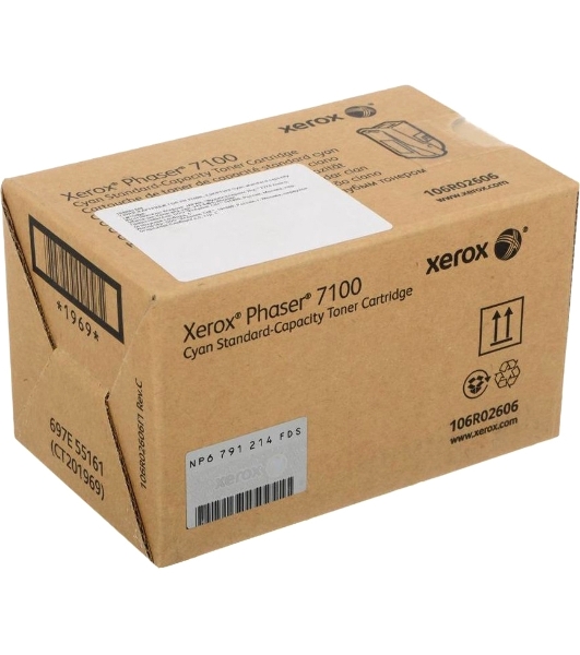 Картридж лазерный Xerox 106R02606 голубой для Phaser 7100 4500 стр.(Channels)