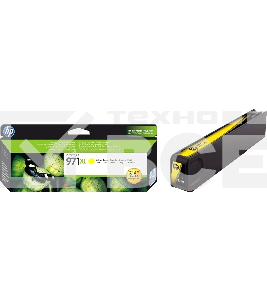 Картридж струйный HP 971XL CN628AE желтый для HP OJ Pro X476dw/X576dw/X451dw/X551dw (6600стр.)