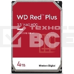 Жесткий диск Western Digital SATA 4TB 6GB/S 256MB RED PLUS WD40EFPX, фото 1
