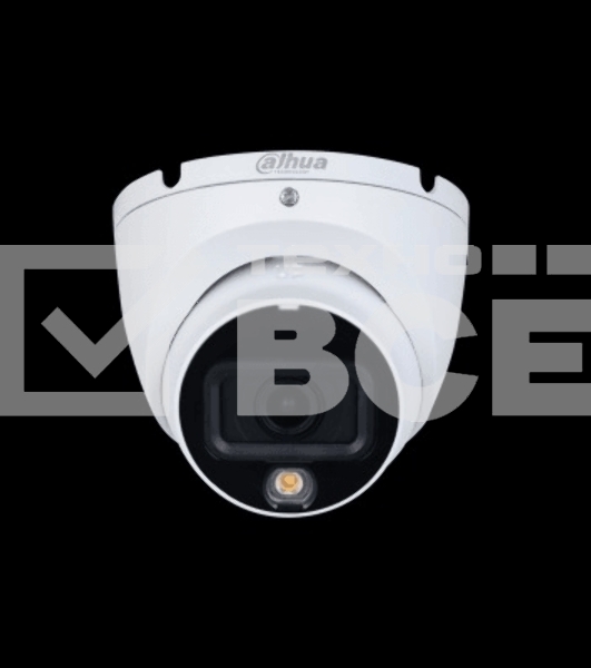 Камера видеонаблюдения аналоговая Dahua DH-HAC-HDW1200TLMP-IL-A-0280B-S6 2.8-2.8мм HD-CVI HD-TVI цв. корп.:белый (DH-HAC-HDW1200TLMP-IL-A-0280B)