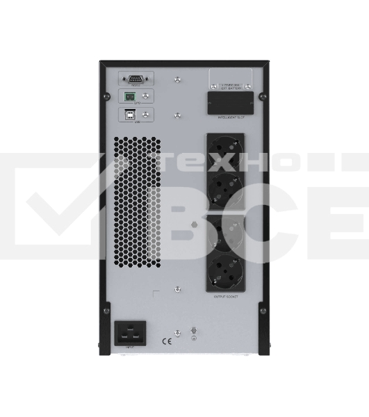 Источник бесперебойного питания Онлайн ИБП 2кВ.А 6х7А.ч Schuko (4) DKC SMALLT2A10S