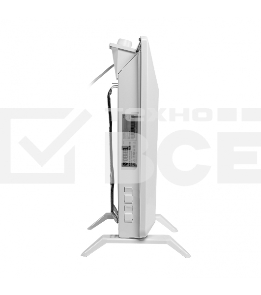 Конвектор Denzel XCE-1000 белый, 1000 Вт, 15 м2, термостат