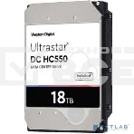 Жесткий диск Western Digital Original SATA-III 18Tb 0F38459 WUH721818ALE6L4 Ultrastar DC HC550 (7200rpm) 512Mb 3.5