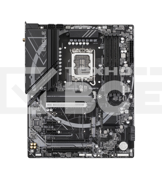 Материнская плата Gigabyte Z790 EAGLE AX, LGA 1700, Intel Z790, 4xDDR5, 4xSATA, 3xM.2, 1xPCIe 3.0 x1, 1xPCIe 4.0 x4, 1xPCIe 5.0 x16, 1xHDMI, 1xDP, 1x 2.5Gb LAN, 2xUSB-A 2.0, 4xUSB-A 3.2 Gen 1, 1xUSB 3.2 Gen 2, 7.1, ATX