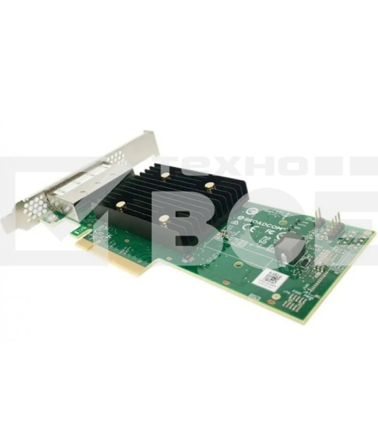 Адаптер SAS 9500-16e SGL (05-50075-00) PCIe Gen4 x8 LP, Tri-Mode SAS/SATA/NVMe 12G HBA, 16port(4*ext SFF8644), 3816 IOC