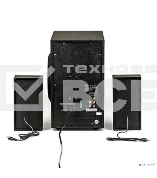 Колонки Dialog Progressive AP-240B BLACK - акустические колонки 2.1, 50W+2*10W RMS, Bluetooth, USB+SD reader