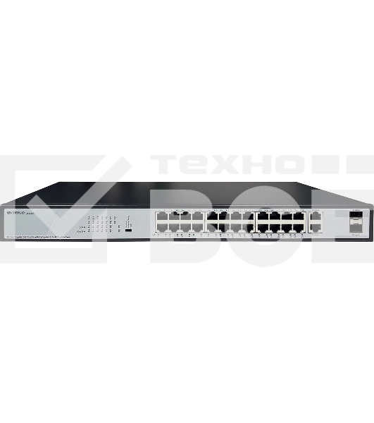 Коммутатор Origo OS2228P/370W OS2228P/370W/B1A (L2) 26x1Гбит/с 2SFP 24PoE+ 370W неуправляемый