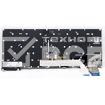 Клавиатура для ноутбука Lenovo ThinkPad X13 Gen 2 черная с подсветкой, фото 1