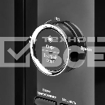 Отдельностоящая микроволновая печь MONSHER MTW 202 Noir; объем 20л;мощность 700вт;10 уровней мощности;8 автоматических программ; режим размораживания;цвет черный, серебристый, фото 1
