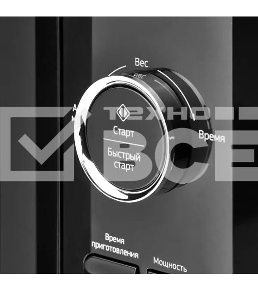 Отдельностоящая микроволновая печь MONSHER MTW 202 Noir; объем 20л;мощность 700вт;10 уровней мощности;8 автоматических программ; режим размораживания;цвет черный, серебристый