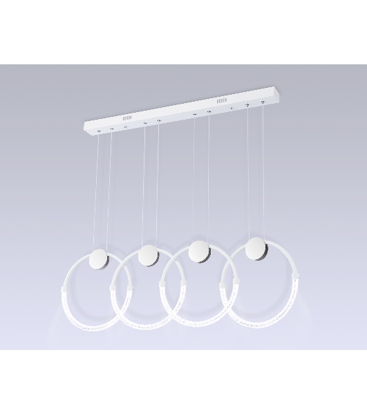 Светильник Ambrella light FL10598/4 WH/CH белый/хром 4200K 45W 940*20*1200 (Без ПДУ)