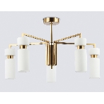 Люстра Ambrella light LH56124/5 BS/FR латунь/белый матовый E14*5 max 40W D605*350, фото6