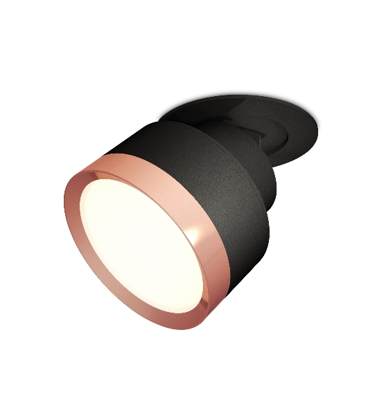 Светильник Ambrella Light XM8102503 SBK/PPG черный песок/золото розовое полированное GX53 (A2242, A2106, C8102, N8126)