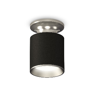 Светильник Ambrella Light XS6302120 SBK/PSL черный песок/серебро полированное MR16 GU5.3 (N6903, C6302, N6104)