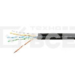 Кабель SkyNet Premium UTP outdoor 4x2x0,51 на тросу, медный, FLUKE TEST, кат.5e, однож., 305 м, на катушке, черный, фото4