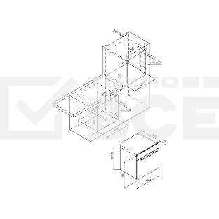 Встраиваемая электрическая духовка Graude BE 60.3 S