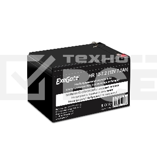 Батарея ExeGate HR 12-7.2 (12V 7.2Ah), клеммы F2