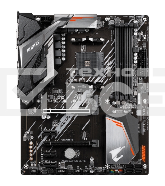 Материнская плата Gigabyte A520 AORUS ELITE, AM4, AMD A520, 4xDDR4, 4xSATA, 1xM.2, 1xPCI-E 3.0 x16, 1xHDMI, 1xDVI-D, 1x 1Gb LAN, 2xUSB 2.0, 4xUSB 3.2 Gen 1, 3x3.5 мм, 7.1, Micro-ATX