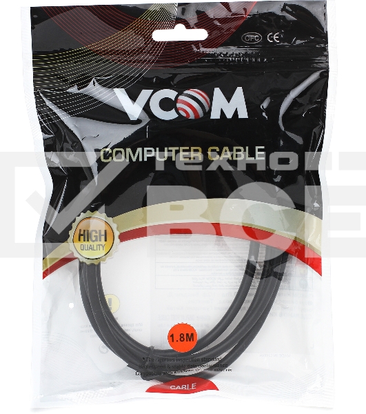 Кабель-переходник DisplayPort M --> DVI M  1,8м VCOM <CG606-1.8M>