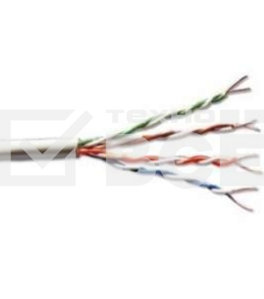 Кабель витая пара F/UTP кат.6 4х2х23AWG solid CU PVC син. (м) Rexant 01-0147