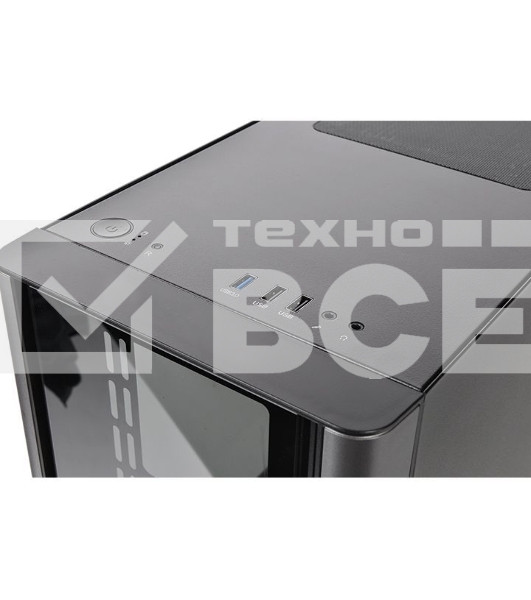 Компьютерный корпус Thermaltake V150 TG CA-1R1-00S1WN-00 Black/Win/SPCC/Tempered Glass*2/ 120mm Standard Fan*1