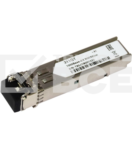 Трансивер D-Link 311GT/A1A SFP-трансивер с 1 портом 1000Base-SX для многомодового оптического кабеля (до 550 м)