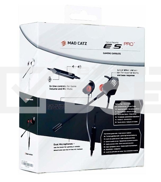 Наушники игровые мобильные Mad Catz E.S. PRO+ черный