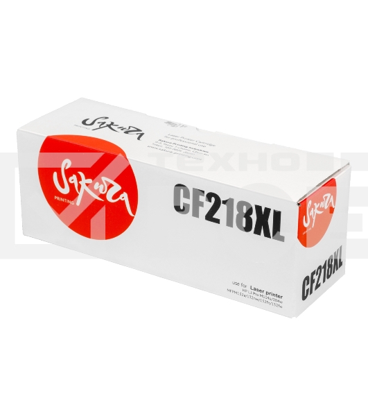 Картридж Sakura CF218XL для HP, черный, 6000 к.