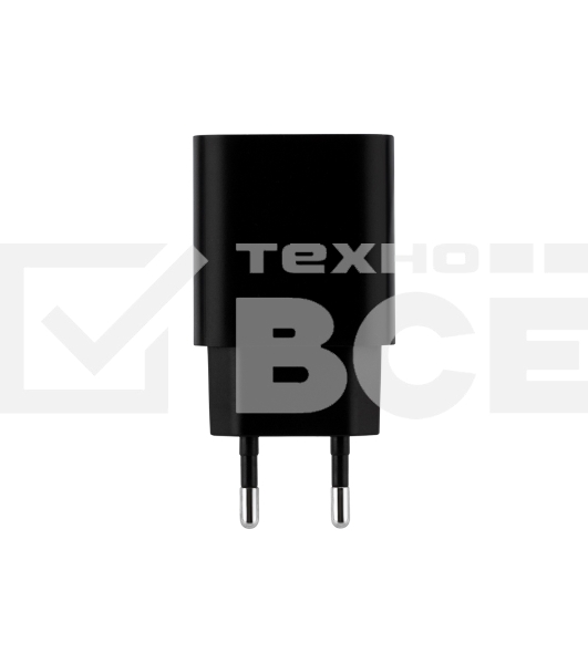 Сетевое зарядное устройство Rexant USB + Type-C, 5V, 2.4 A, черный