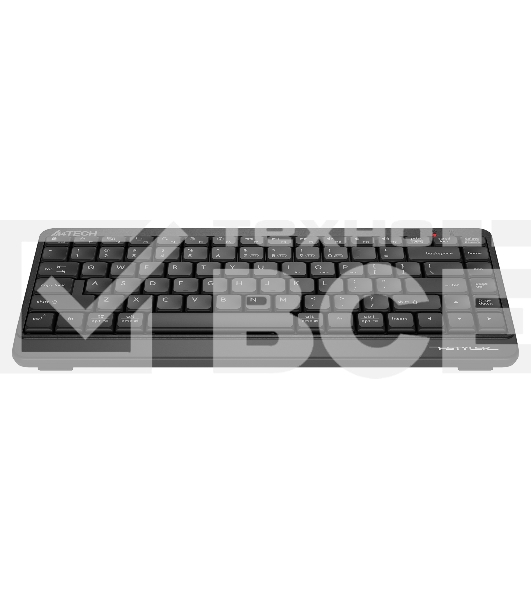 Клавиатура беспроводная A4Tech Fstyler FBK11 (FBK11 GREY), USB, Bluetooth/Радиоканал, черный/серый