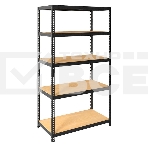 Стеллаж Практик SBL 180KD пол.:5 разборная 1803x1200x450мм антрацит (S24499375509), фото4