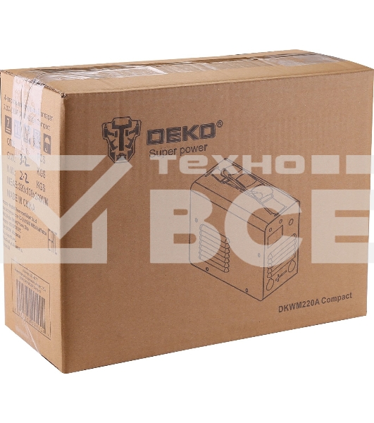 Инверторный сварочный аппарат DEKO 220А DKWM220A Compact051-4677