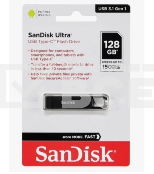 Флешка Sandisk Ultra® USB Type-C Flash Drive 128Gb