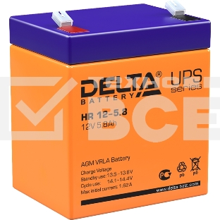 Батарея Delta HR 12-5.8 (12V, 5.8Ah)