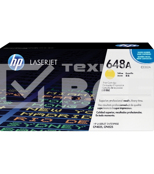 Картридж лазерный HP CE262A желтый для CLJ CP4025/CP4525 11000стр.