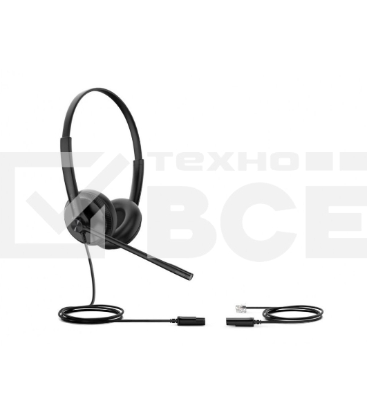 Гарнитура YEALINK YHS34 Lite Dual Дуо, Проводная, HD звук, QD, RJ9, шт
