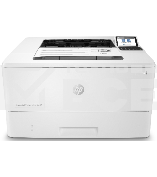 Принтер лазерный HP LaserJet Enterprise M406dn (3PZ15A), A4, ч/б, печ. до 40 стр/мин., 1200 x 1200 dpi, USB, RJ-45, Air Print, Mopria
