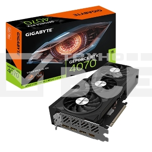 Видеокарта Gigabyte GV-N4070WF3OC-12GD 12288Mb 192 GDDR6X 2490/21000 HDMIx1 DPx3 HDCP Ret