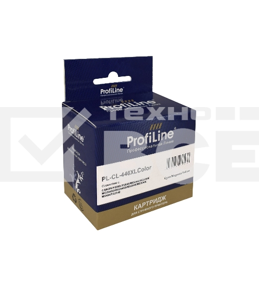Струйный картридж PL-CL-446XL для принтеров Canon PIXMA IP2840/MG2440/MG2540/MG2540S/MG2545S/MG2940/MG3040/MX494/TS3140 с чернилами Cyan/Magenta/Yellow ProfiLine