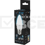 Лампа светодиодная Gauss 103102307 6.5Вт цок.:E27 свеча 220B 6500K св.свеч.бел.хол. (упак.:10шт), фото5